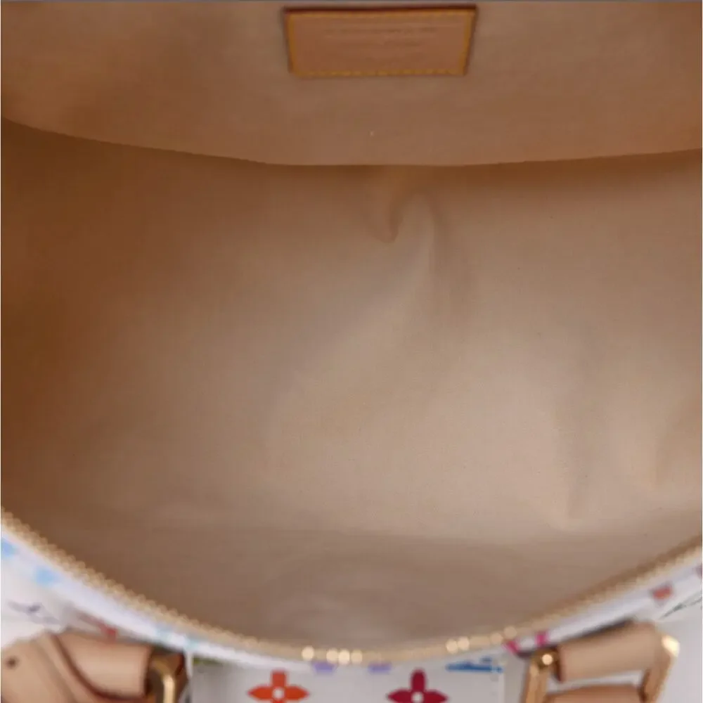 Louis Vuitton Multicolor Keepall Murakami LV X TM Monogram Bandouliere 45 White